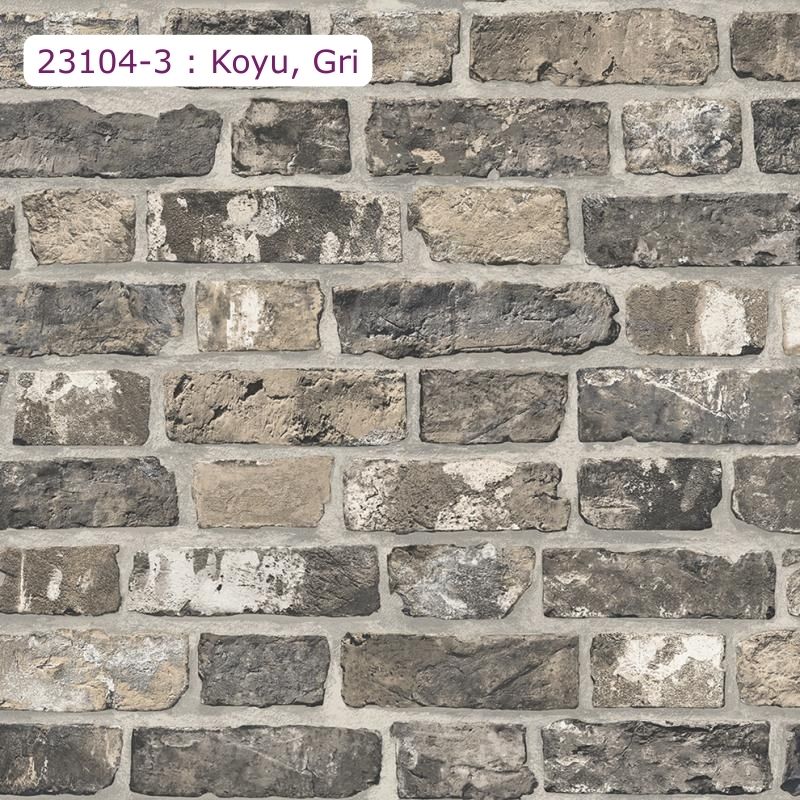 23104 Serisi | Modern Taş Desen Duvar Kağıdı
