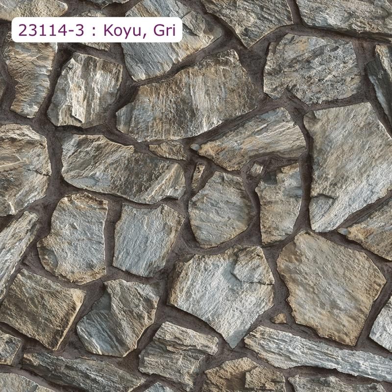 23114 Serisi | Modern Taş Desen Duvar Kağıdı
