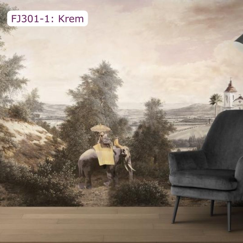 FJ301 | Orman Tasarımlı Poster Duvar Kağıdı