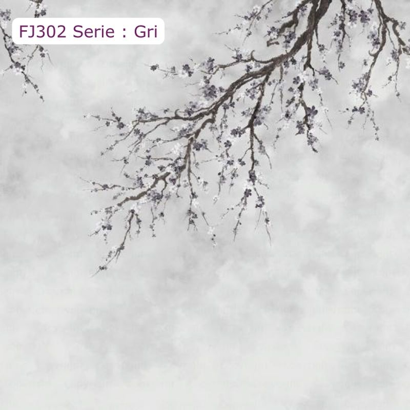 FJ302 | Çiçek Desenli Poster Duvar Kağıdı