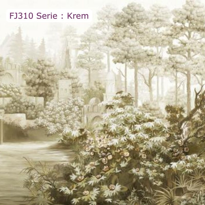 FJ310 Serisi | Çiçek Desenli Poster Duvar Kağıdı
