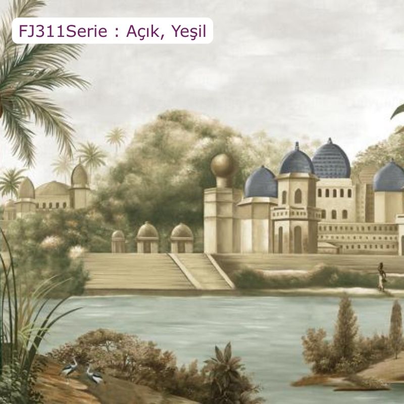 FJ311 Serisi | Manzara Desenli Duvar Kağıdı