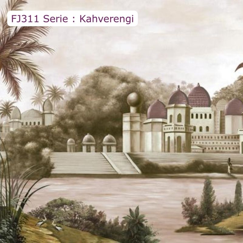 FJ311 Serisi | Manzara Desenli Duvar Kağıdı