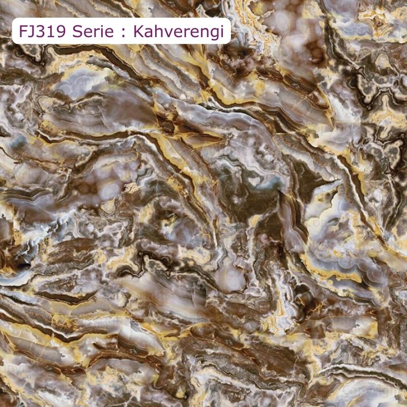 FJ319 Serisi | Mermer Tasarımlı Poster Duvar Kağıdı