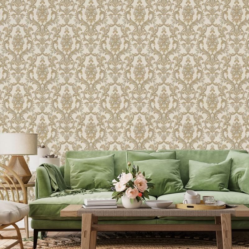 1407 Series | Klasik Damask Desen Duvar Kağıdı