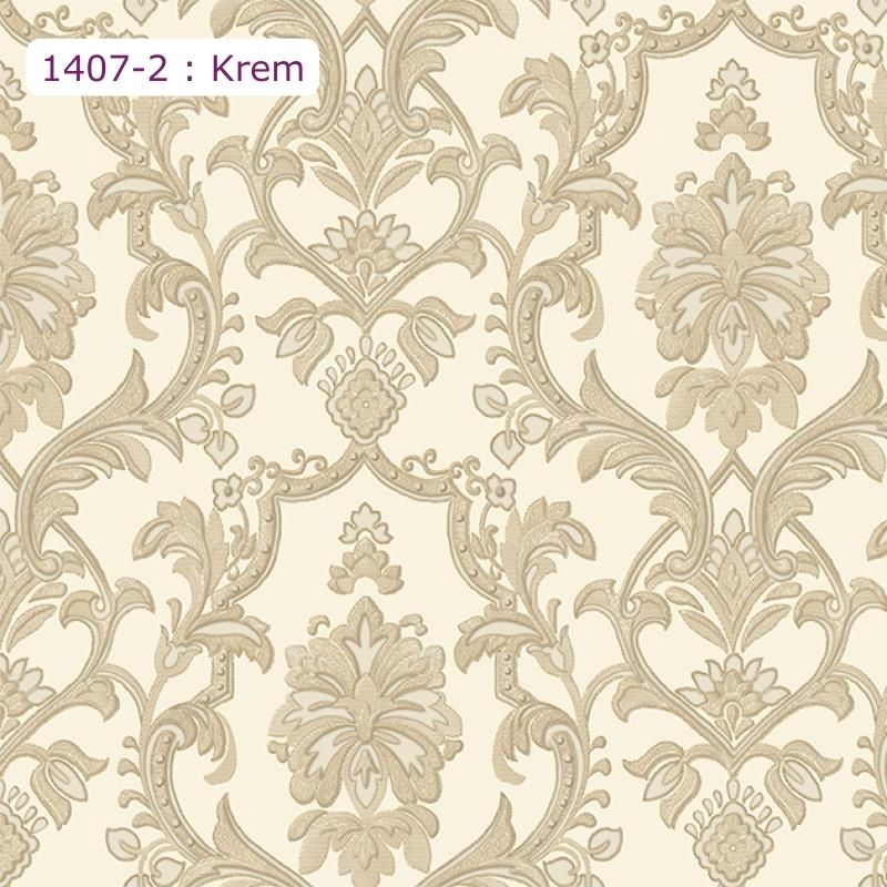 1407 Series | Klasik Damask Desen Duvar Kağıdı