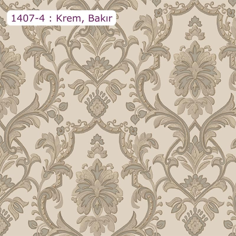 1407 Series | Klasik Damask Desen Duvar Kağıdı