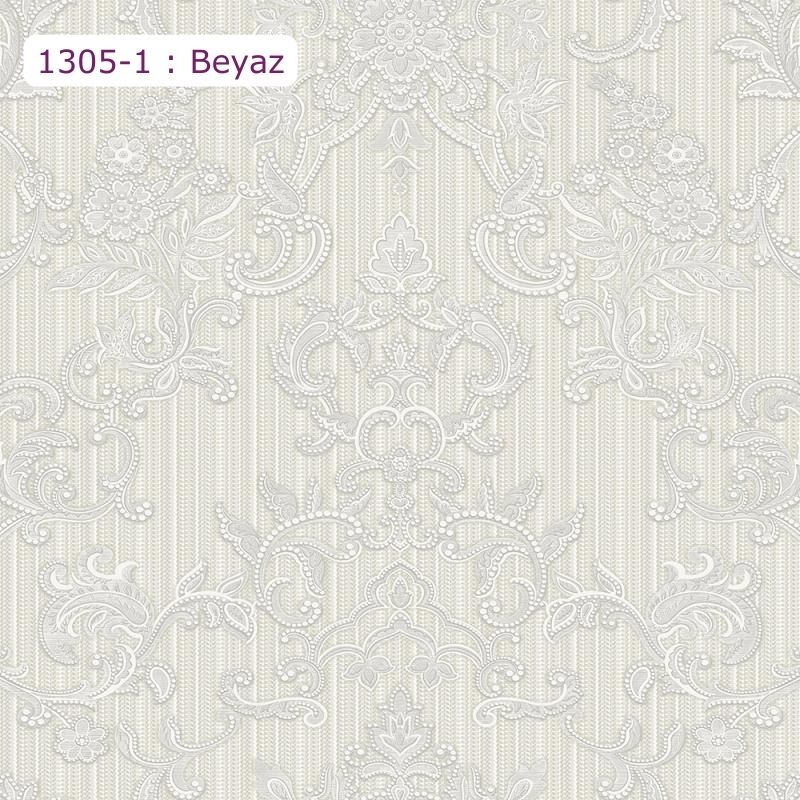1305 Series | Çiçek Desenli Damask Duvar Kağıdı