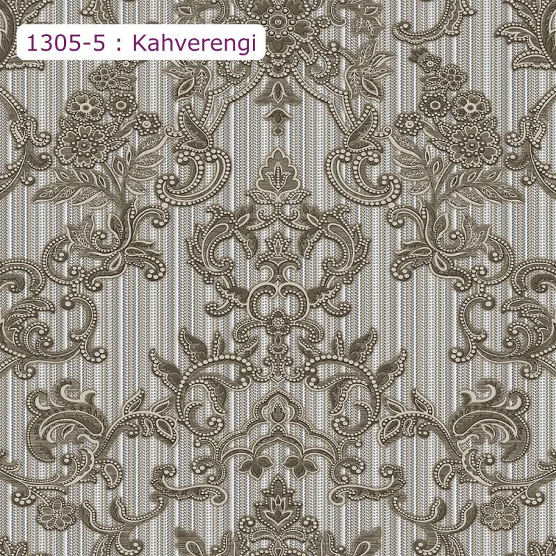 1305 Series | Çiçek Desenli Damask Duvar Kağıdı