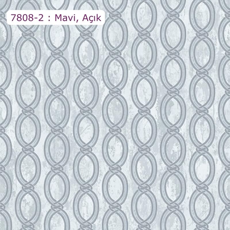 7808 Serie | Stilize zincir deseni ile duvar kağıdı