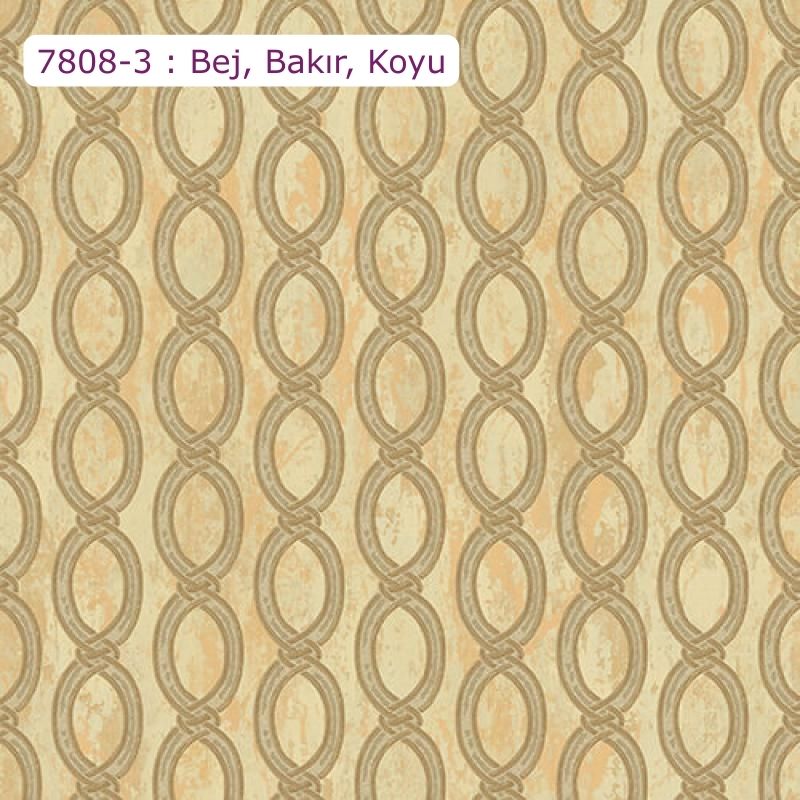 7808 Serie | Stilize zincir deseni ile duvar kağıdı