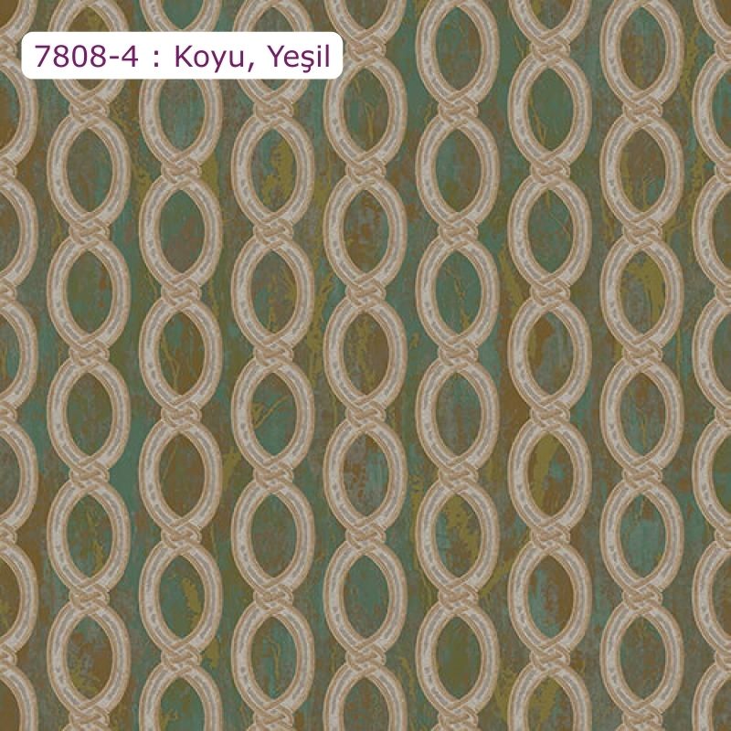 7808 Serie | Stilize zincir deseni ile duvar kağıdı