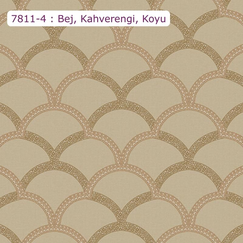 7811 Serie | Basit dalgalar süsleme ile duvar kağıdı